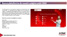 Nueva plataforma web del CDAV 