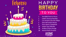 Cumpleaños febrero 