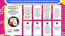 PROTOCOLO PARA EL CONSUMO DE ALIMENTOS EN EL COMEDOR DEL CDAV LTDA.
