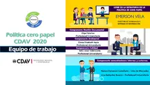 Integrantes  política cero papel