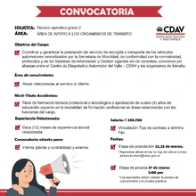 Convocatoria Técnico Operativo Grado 2