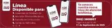 Banner Línea de Atención