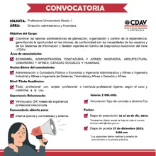 Convocatoria Profesional Universitario Grado 1