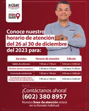 Horario Diciembre Modificado