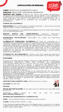 Convocatoria Profesional Universitario TI