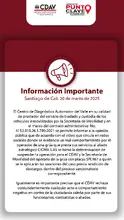 COMUNICADO CDAV