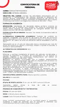 Convocatoria Conductor