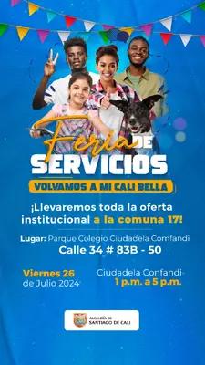 El CDAV presente en la feria de servicios “Volvamos a mi Cali bella”