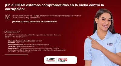 En el CDAV, la transparencia es nuestro compromiso.