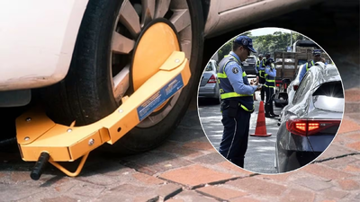 Así funcionan los cepos para vehículos en Santiago de Cali