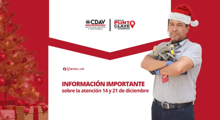 Informaci&oacute;n importante sobre la atenci&oacute;n en los d&iacute;as 14 y 21 de diciembre