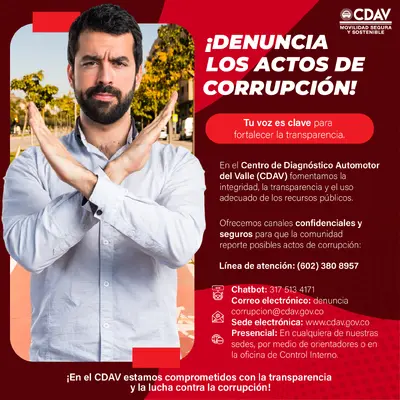 &iexcl;Di NO a la corrupci&oacute;n!