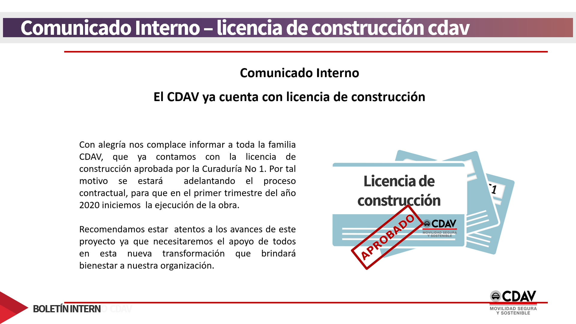 Licencia de construcción 