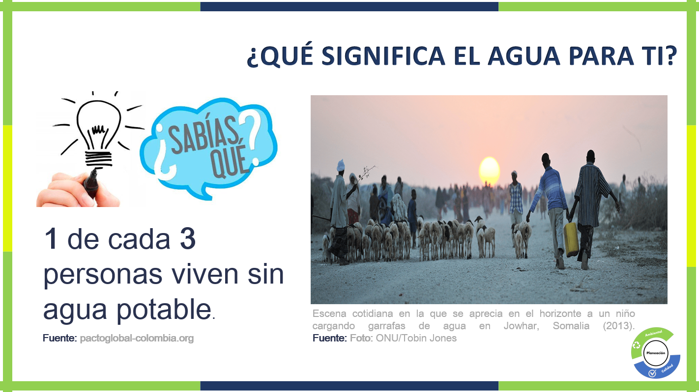 Sin agua potable