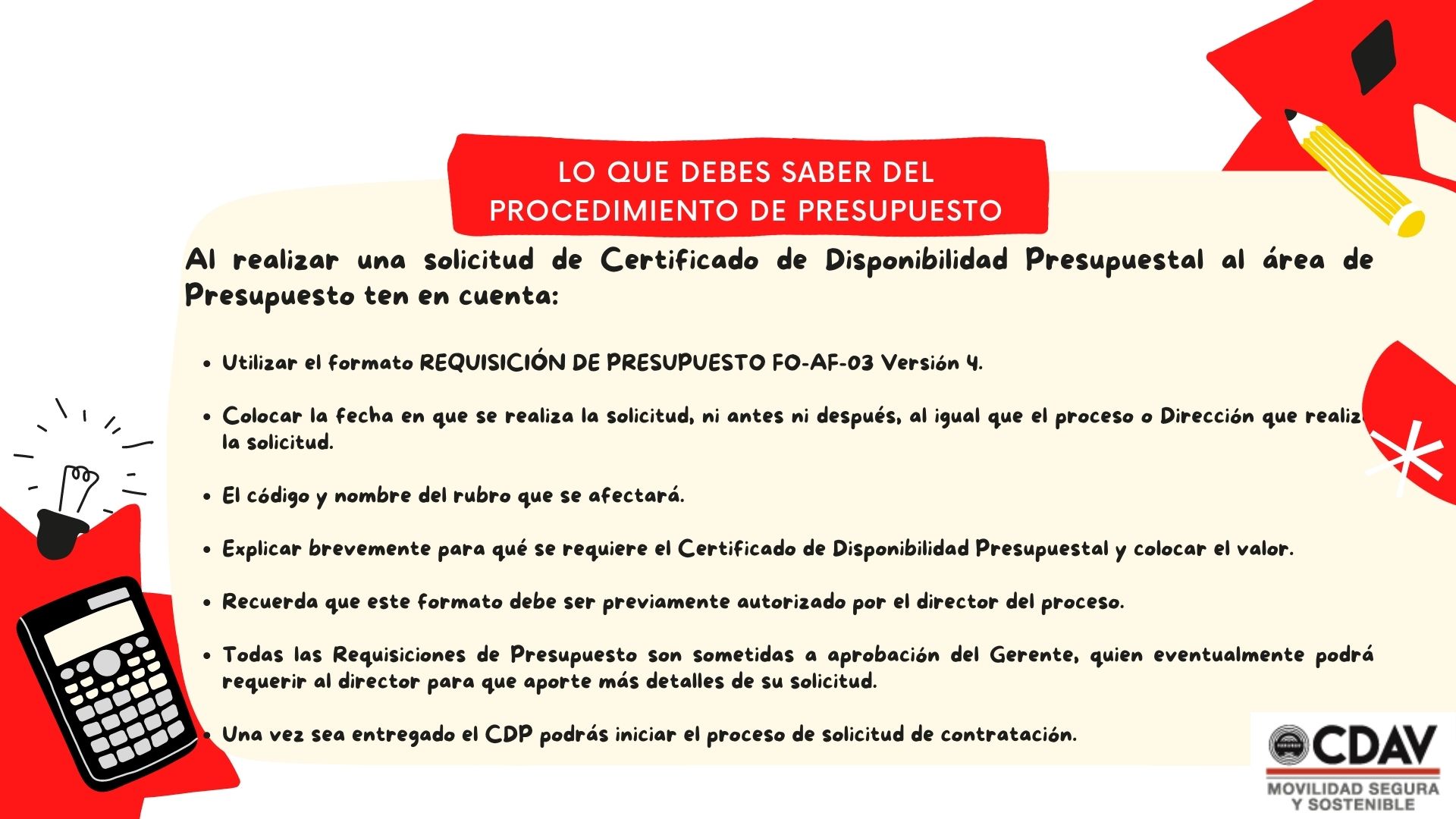 Lo Que Debes Saber del Procedimiento de Presupuesto 2