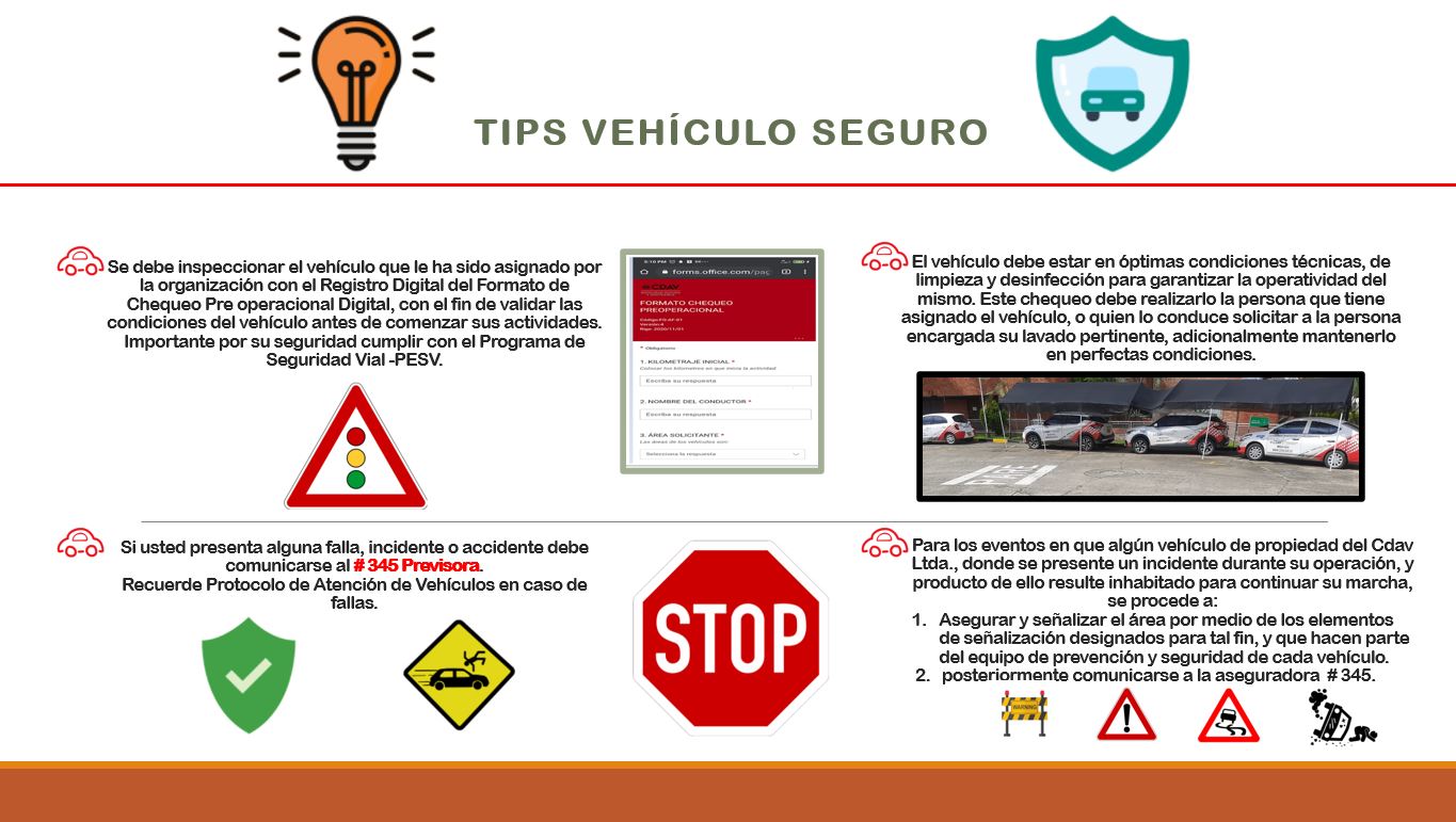 Tips Vehículo Seguro