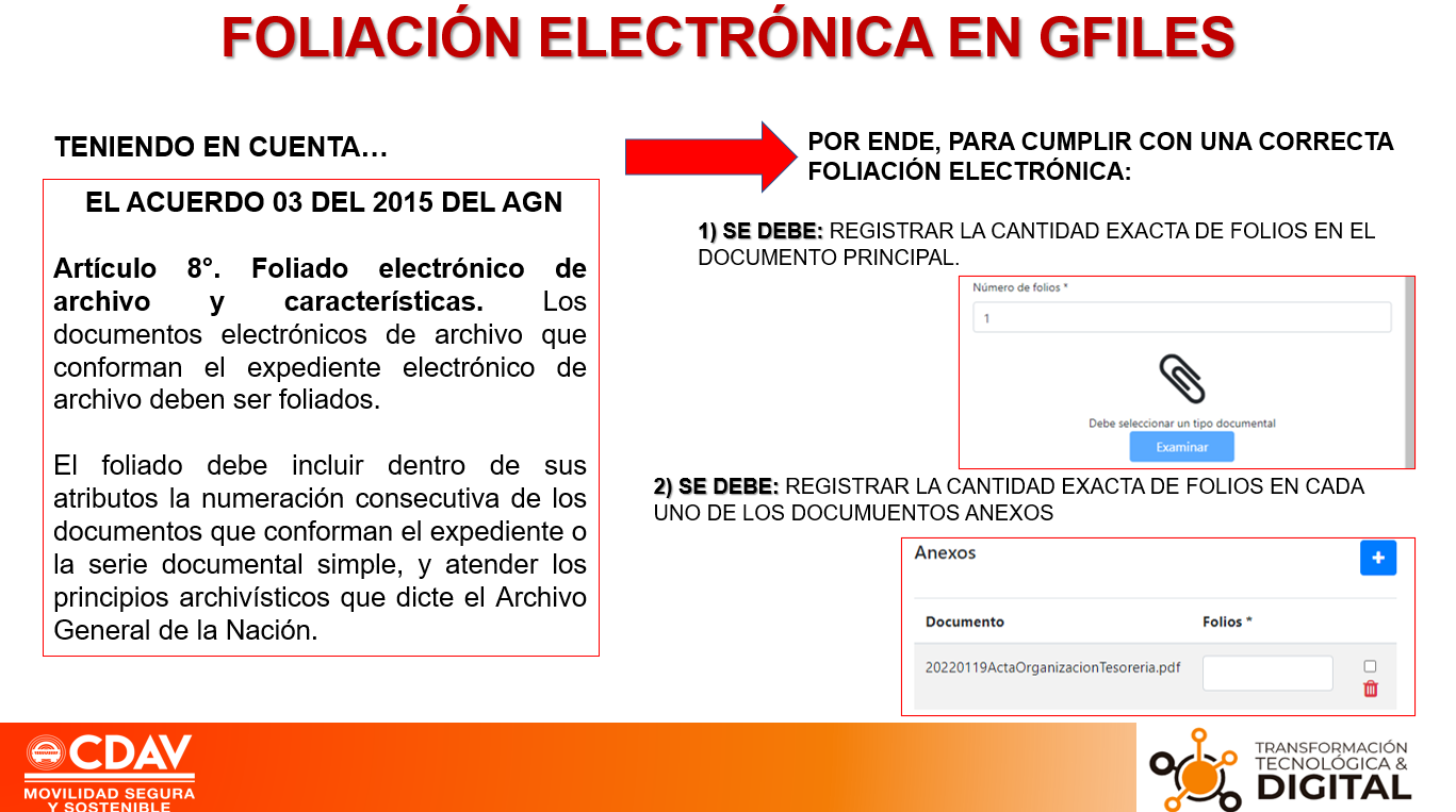 Foliación Electrónica