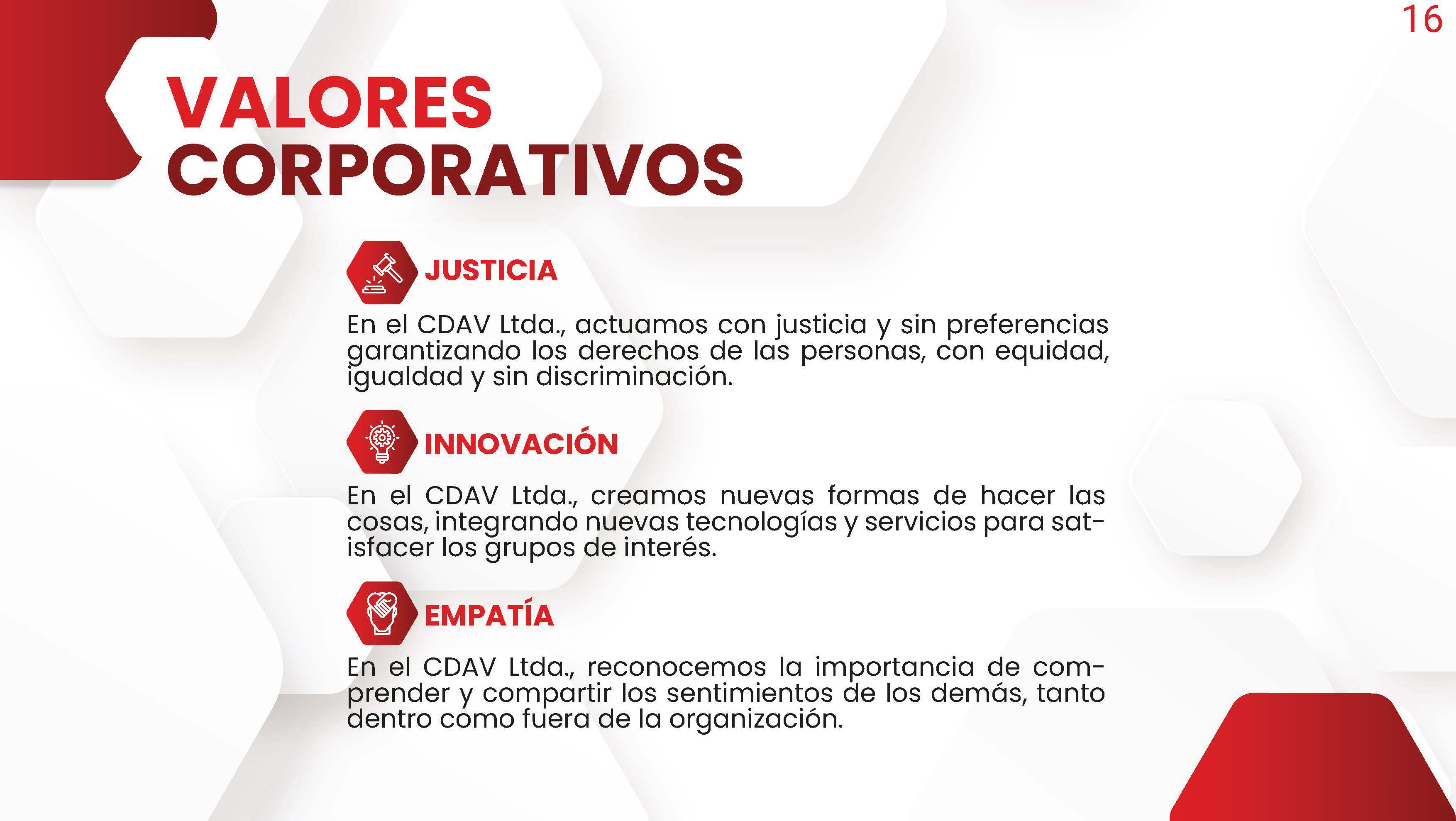 Código de integridad16