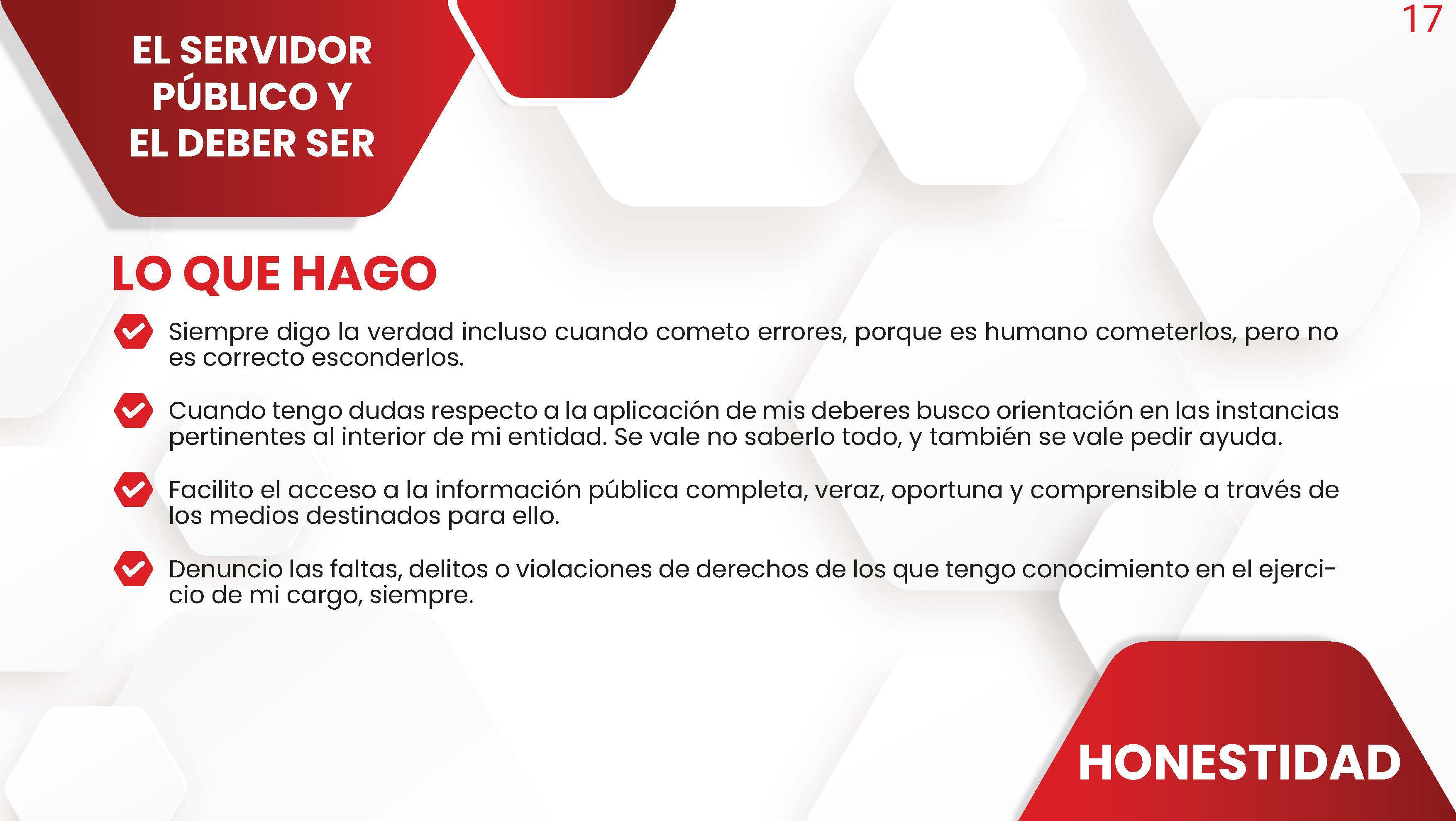 Código de integridad17 Código de integridad17