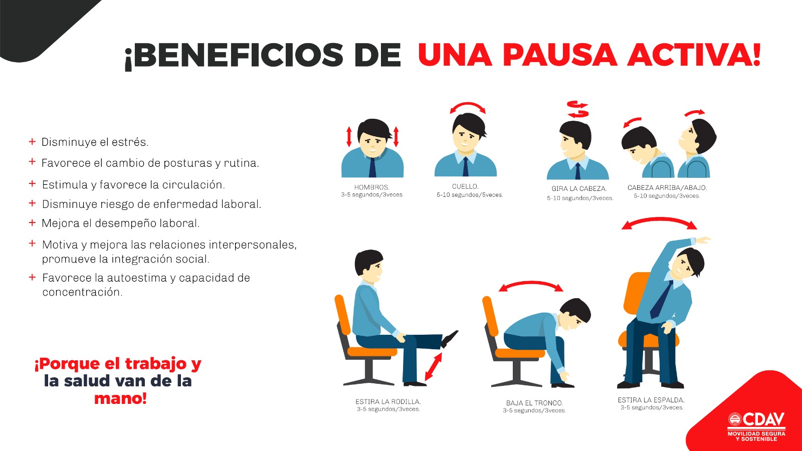 BENEFICIOS DE UNA PAUSA ACTIVA