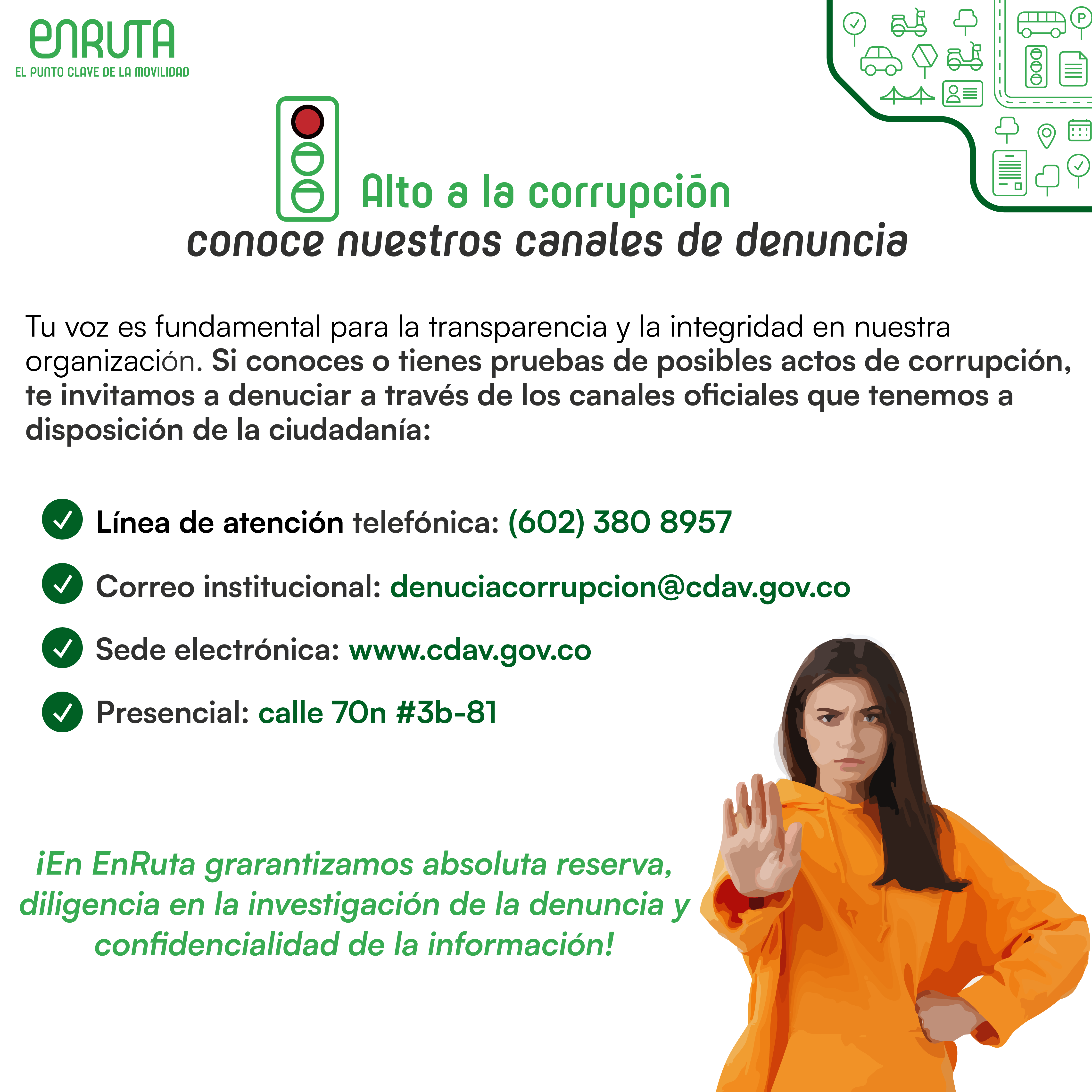 Canales de denuncia ENRUTA